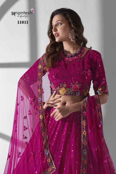 ANANTESH BRIDESMAID VOL-02 11011 & 11011A designer lehenga choli  wholesaler in surat